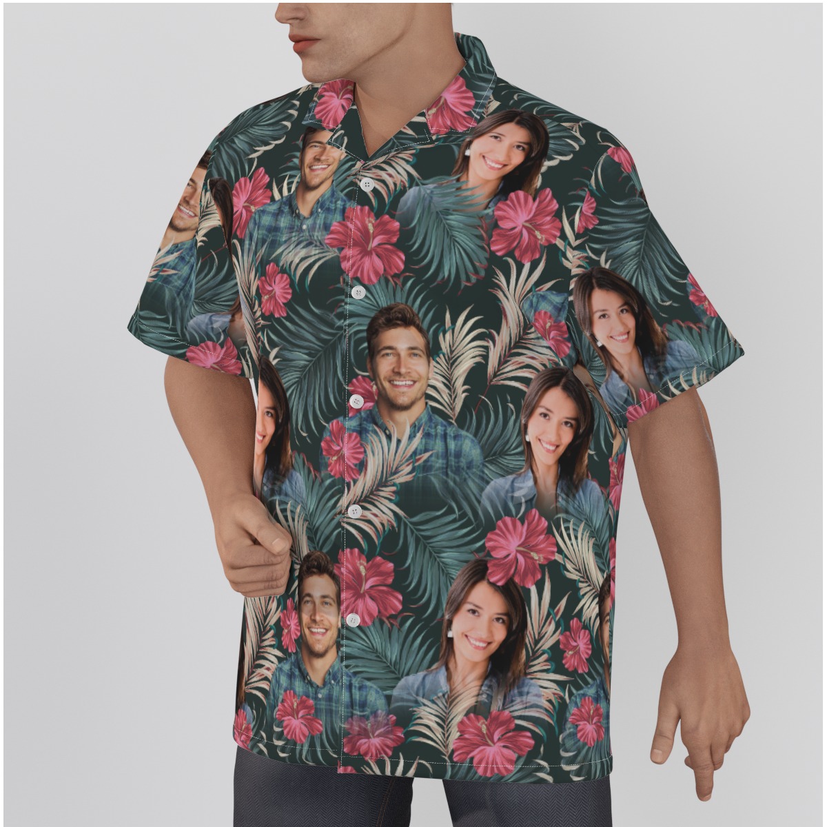 Custom 2 Faces Tropical Shirt Hawaiian Style
