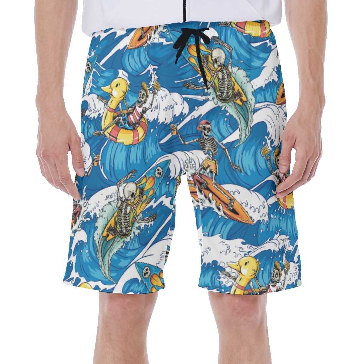 Skeleton Ride The Wave Hawaiiam Swimwear - variant image 1