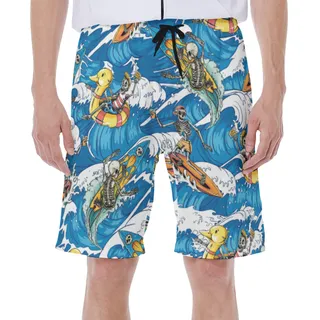 Skeleton Ride The Wave Hawaiiam Swimwear