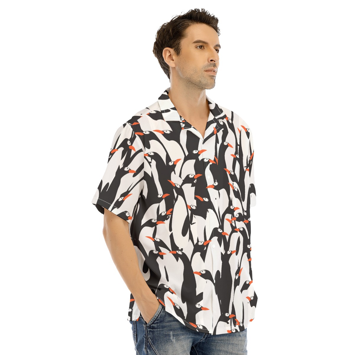 Penguin Hawaiian Shirts For Men