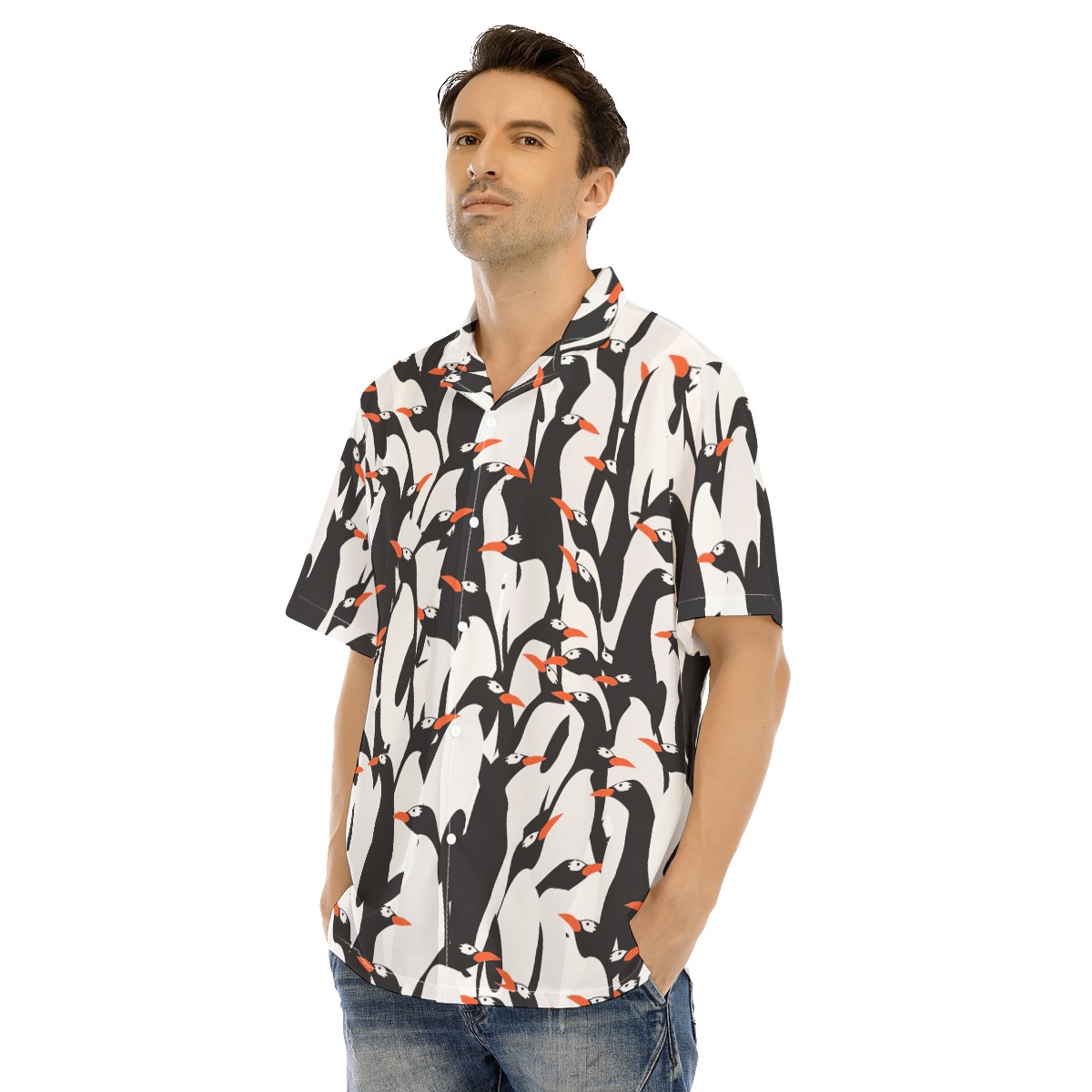 Penguin Hawaiian Shirts For Men