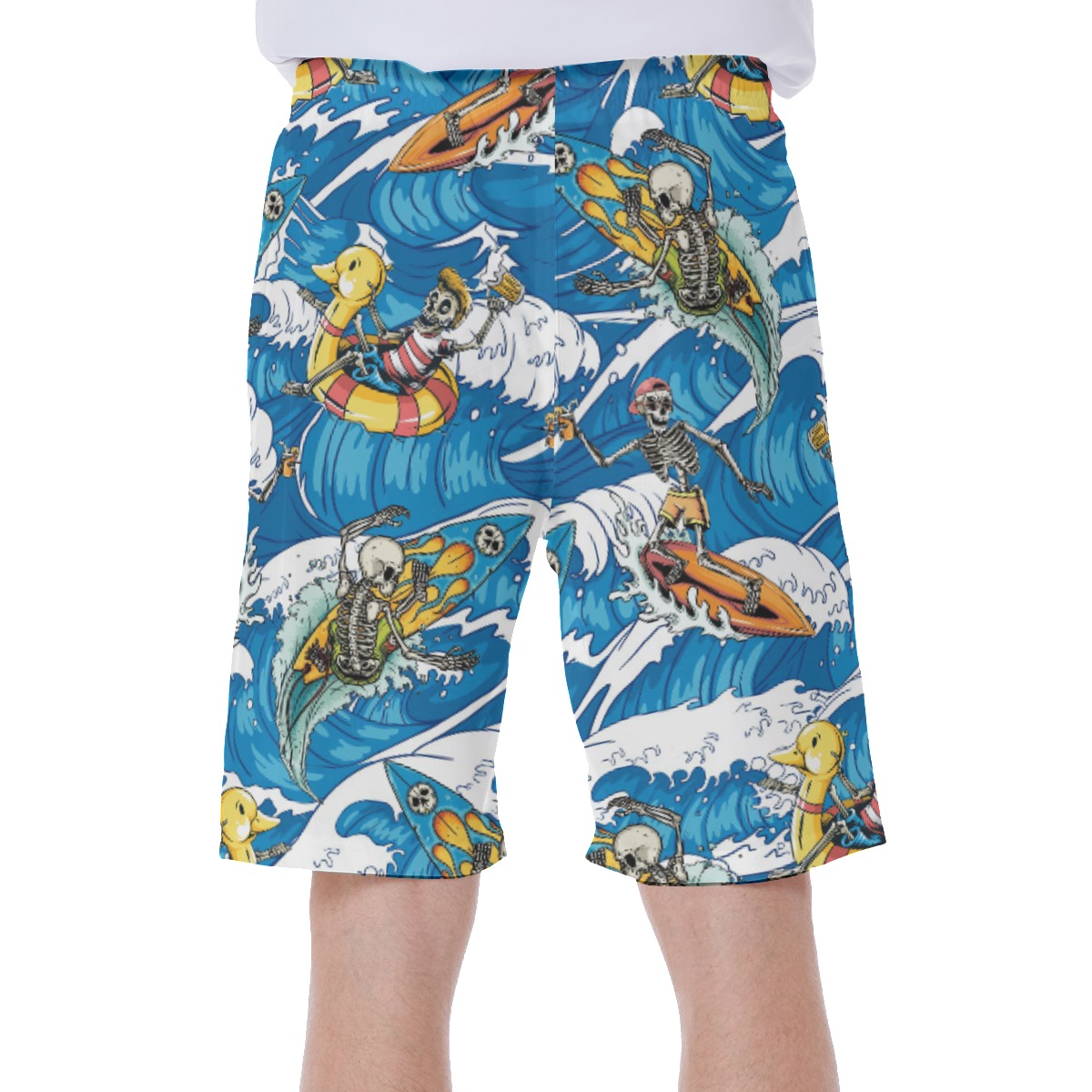 Skeleton Ride The Wave Hawaiiam Swimwear