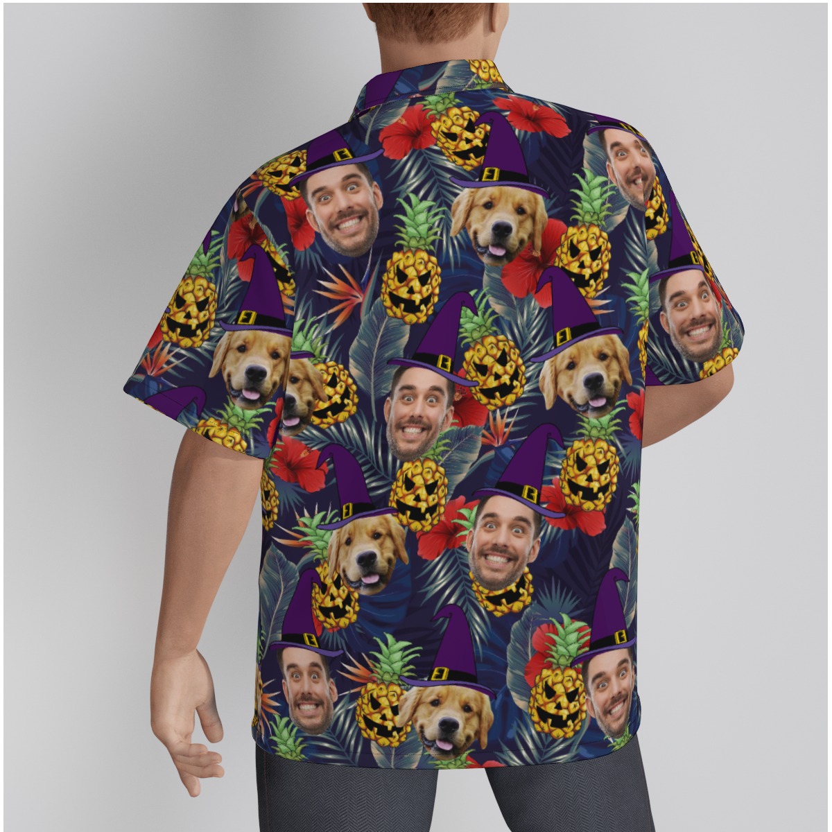 Custom Face Hawaiian Shirt For Halloween Horror Witches