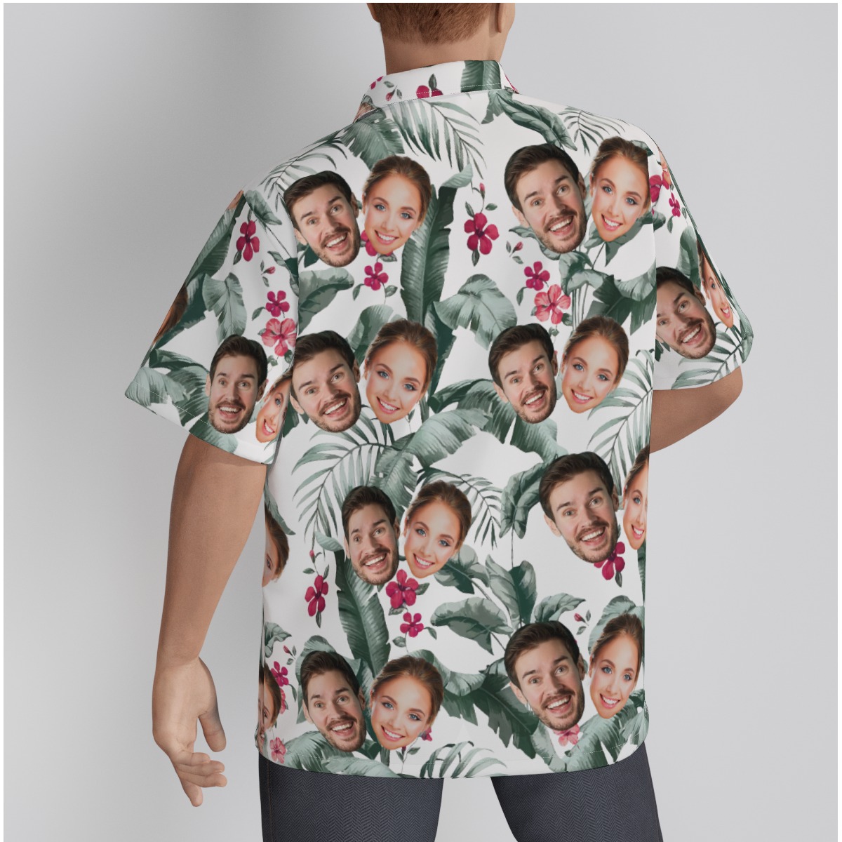 Custom 2 Faces Tropical Hawaiian Shirt