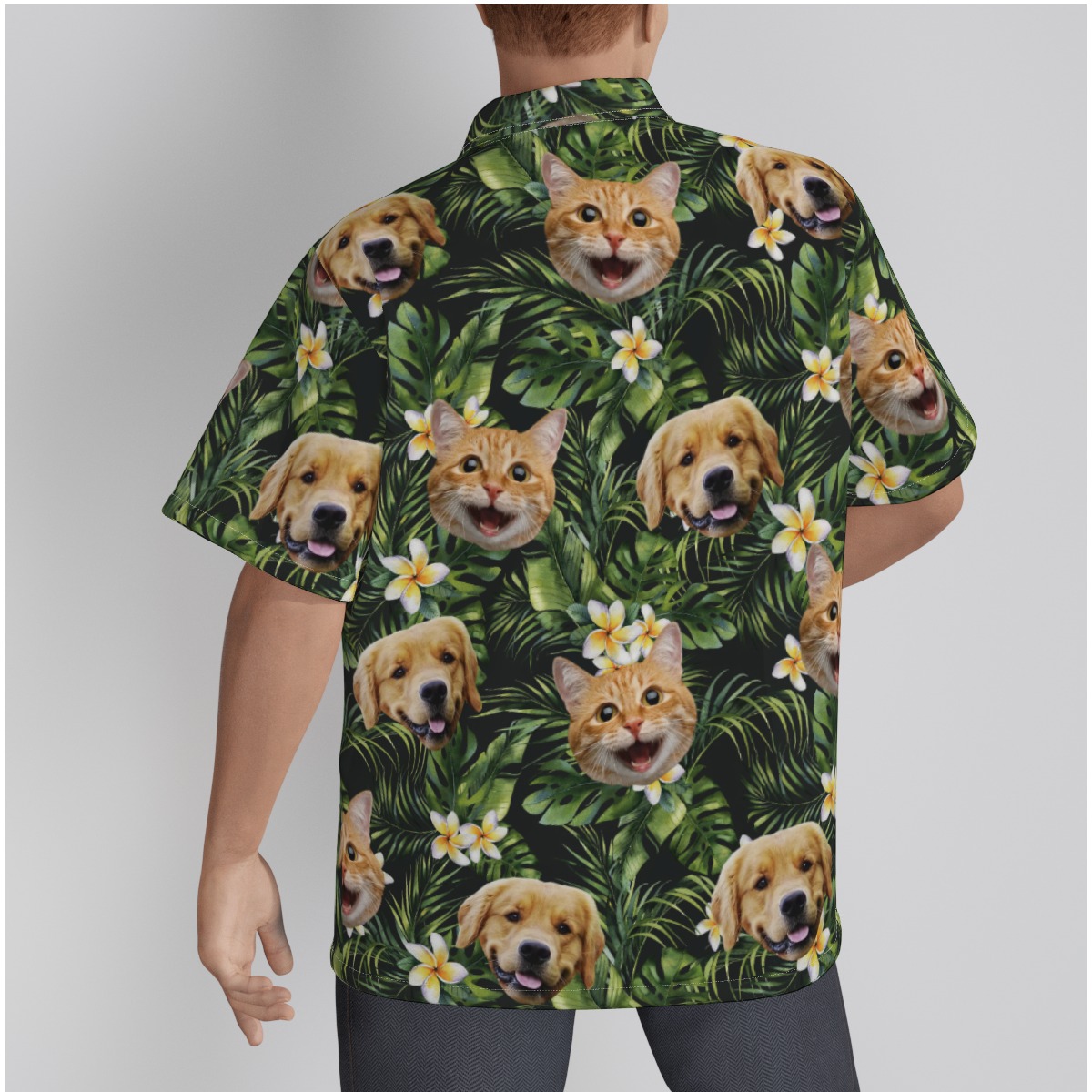 Custom Your Pet Face Aloha Shirt