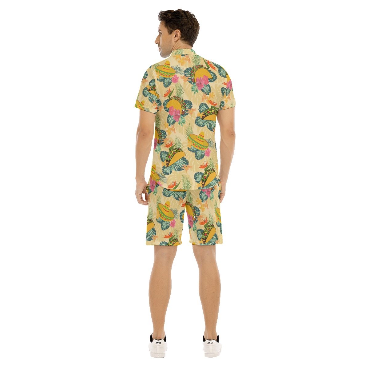 Tropical Hibiscus Taco Hawaiian Shirt And Shorts