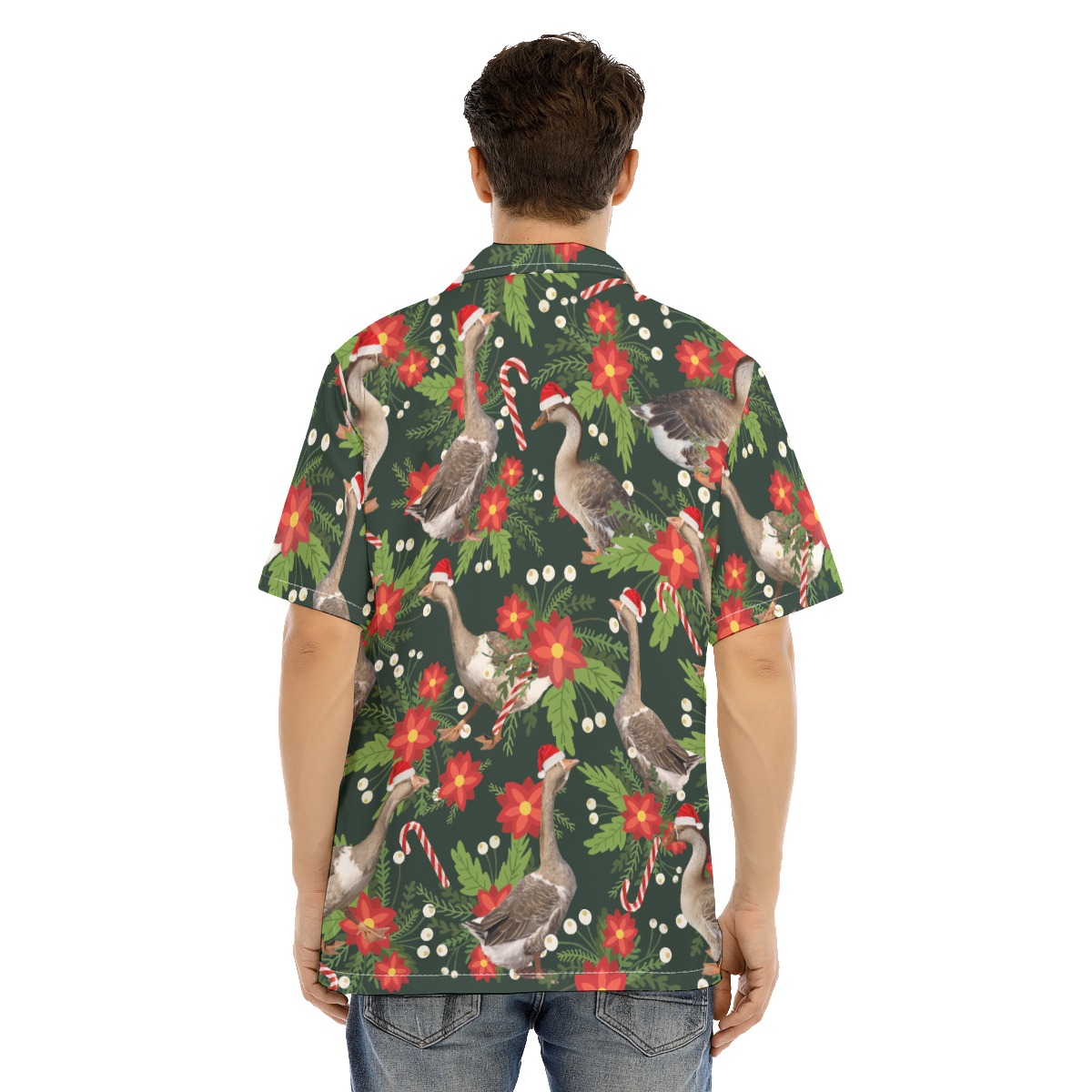 Funny Goose Christmas Hawaiian Shirt