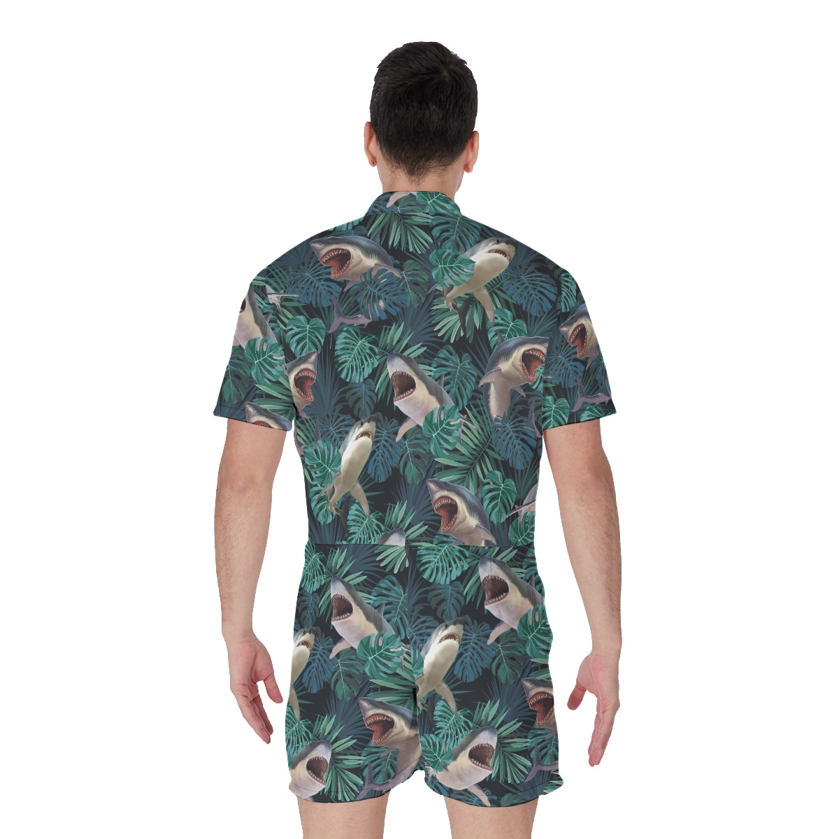 Cool Shark Summer Romper For Men