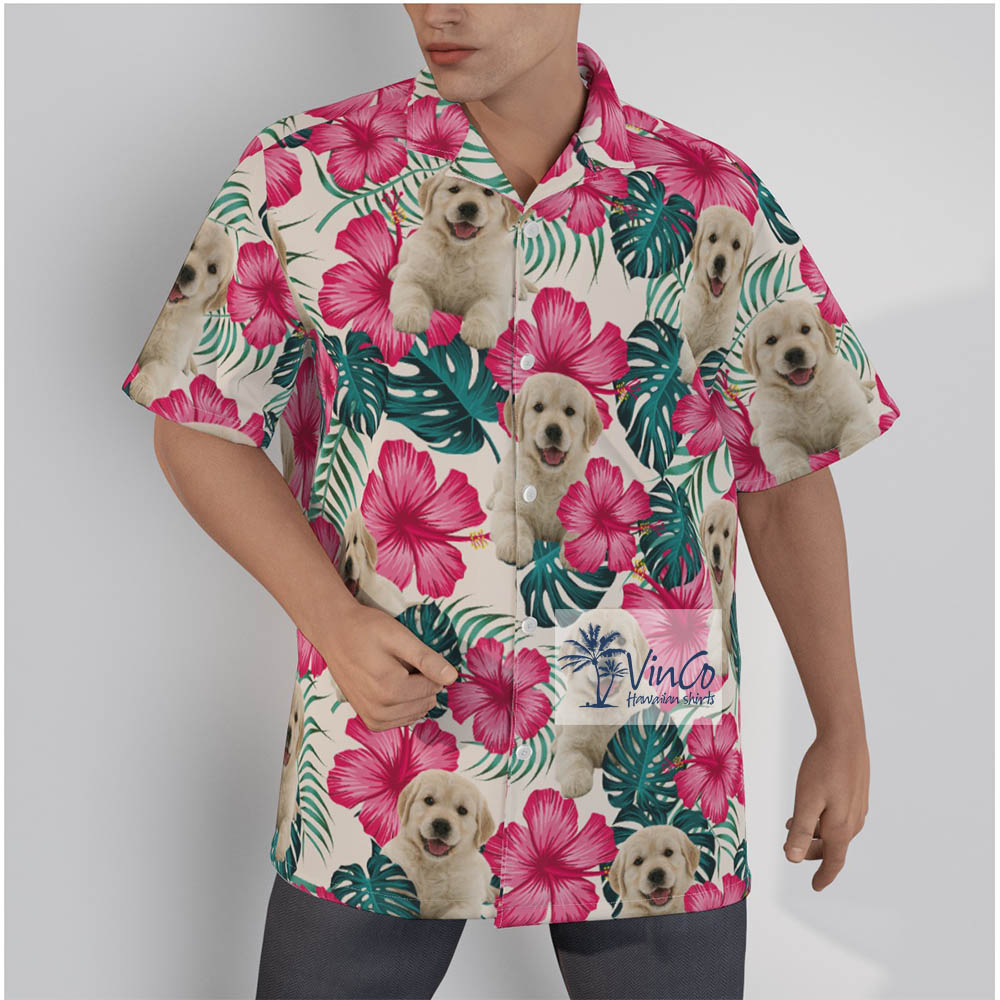 Hibiscus Flowers Custom Pet Hawaiian Shirt - variant image 1