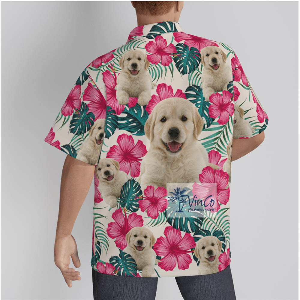 Hibiscus Flowers Custom Pet Hawaiian Shirt