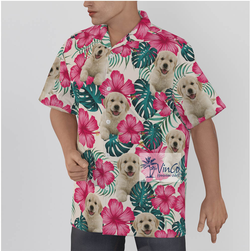 Hibiscus Flowers Custom Pet Hawaiian Shirt