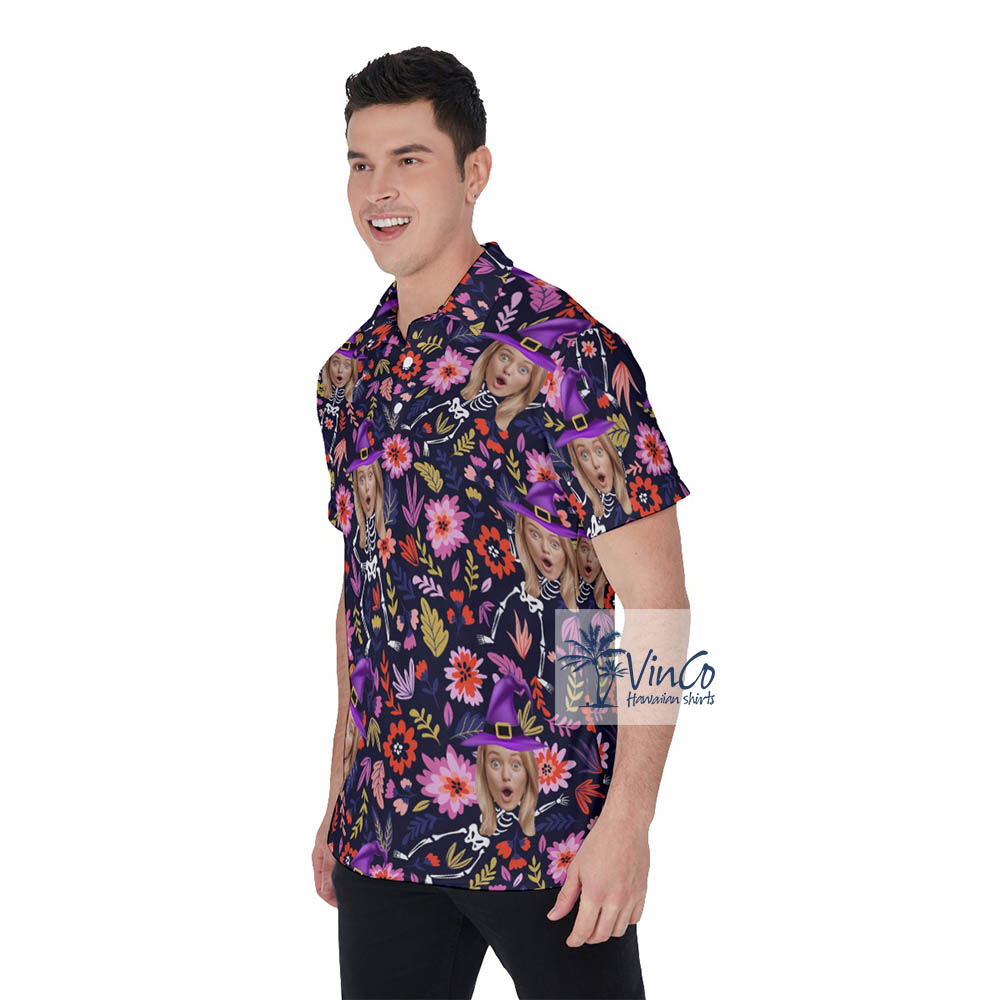 Personalized Halloween Aloha Shirt With Your Face
