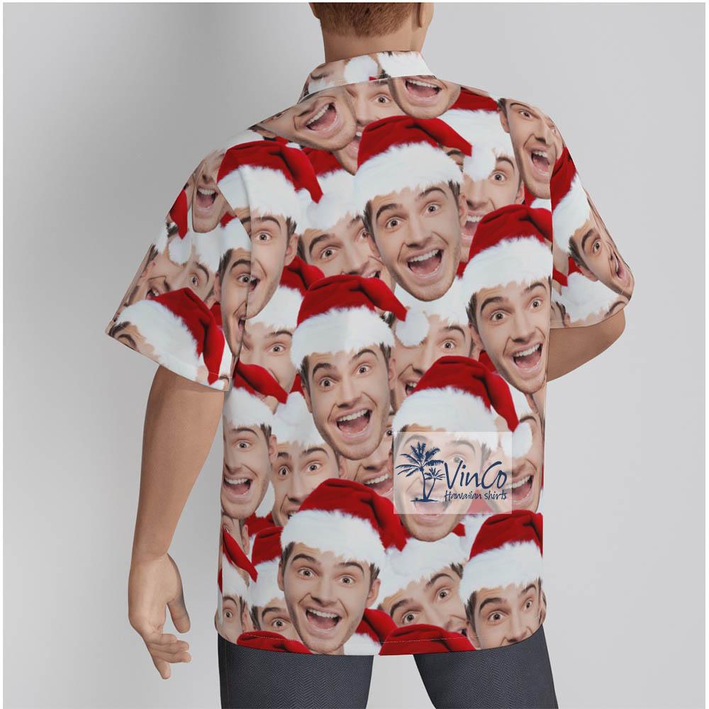 Unique Custom Christmas Hawaiian Shirt With Multiple Faces