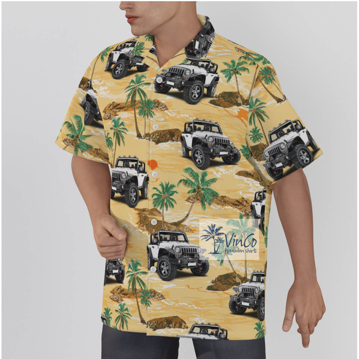 Custom Car Photo Hawaiian Shirt