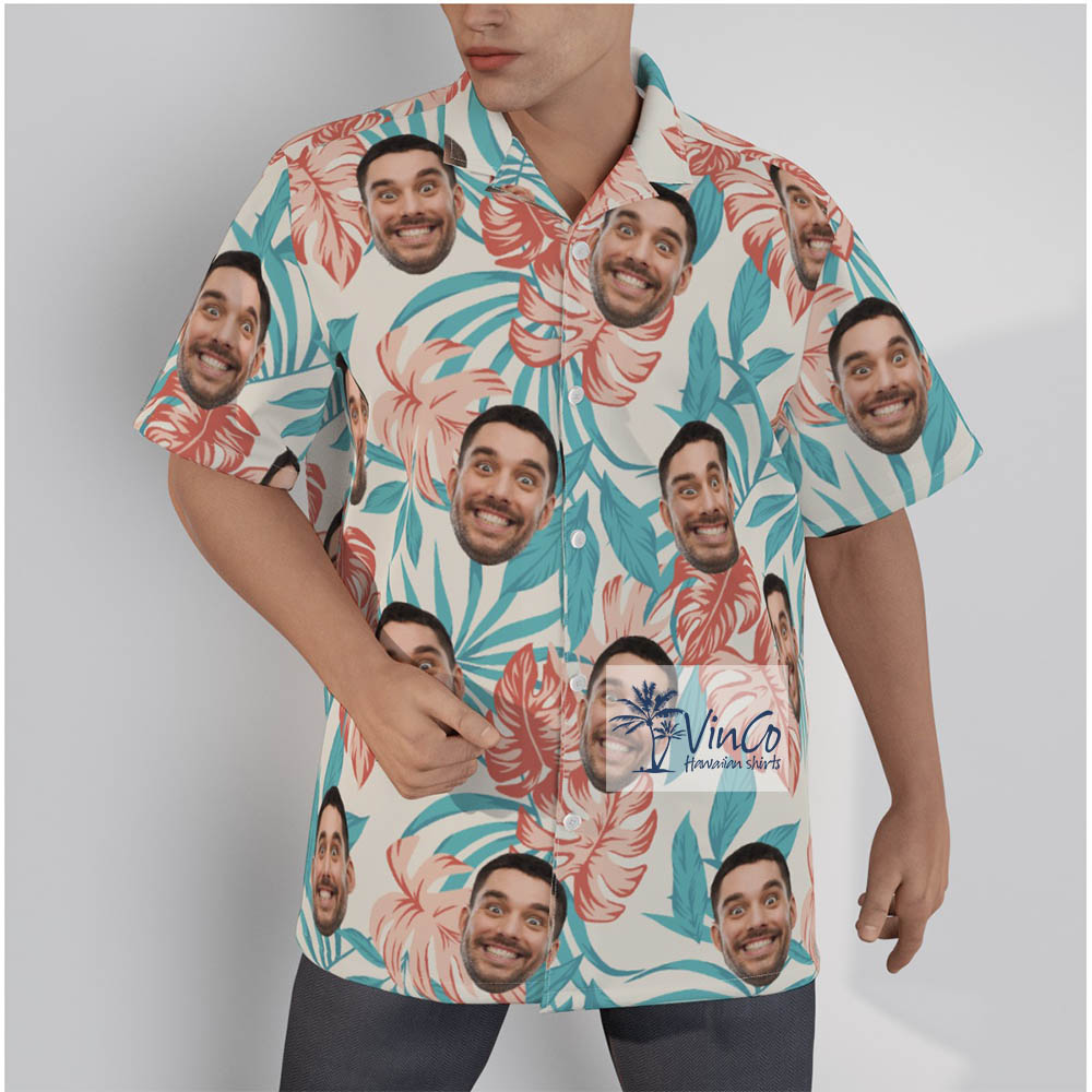 Men's Personalized Hawaiian Shirts With Multiple Faces - variant image 1