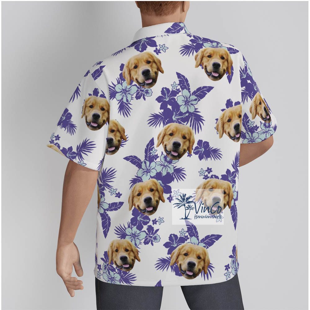 Personalized Hawaiian Shirt With Pet Face