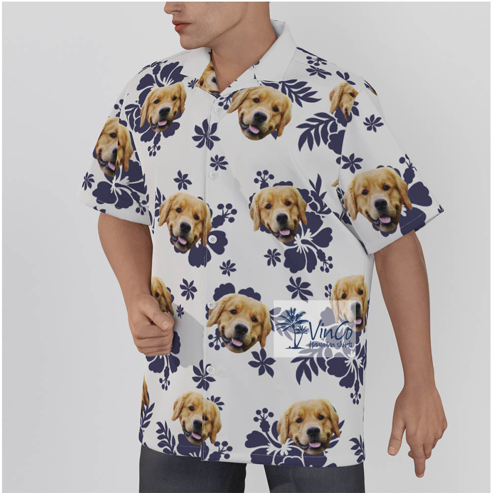 Vintage Tropical Custom Dog Hawaiian Shirt For Dog Lover
