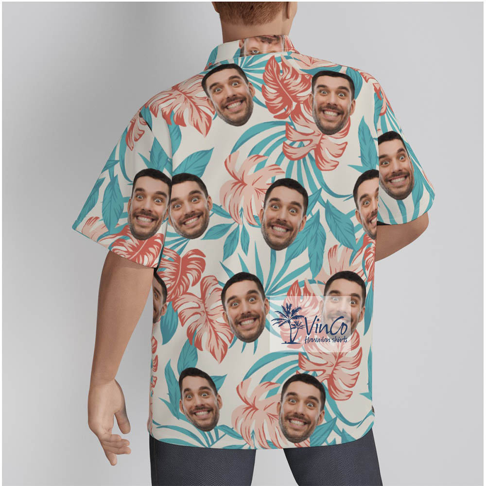 Men's Personalized Hawaiian Shirts With Multiple Faces
