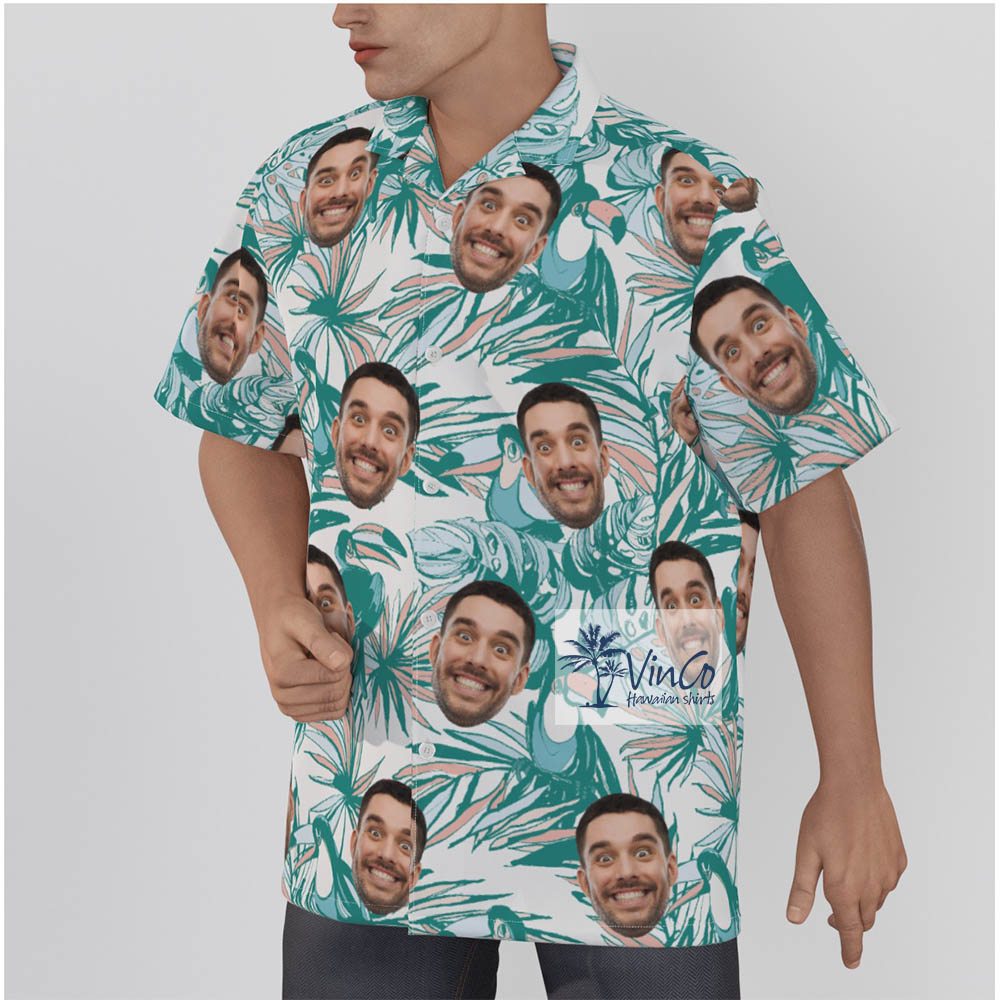 Custom Hawaiian Shirt With Multiple Faces For Men
