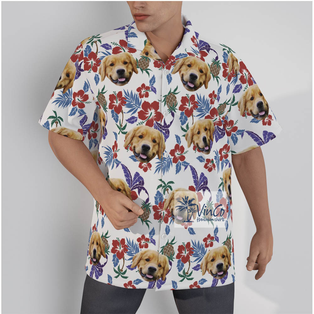 Cool Hawaiian Shirt With Pet Face For Dog Cat Lover - variant image 1