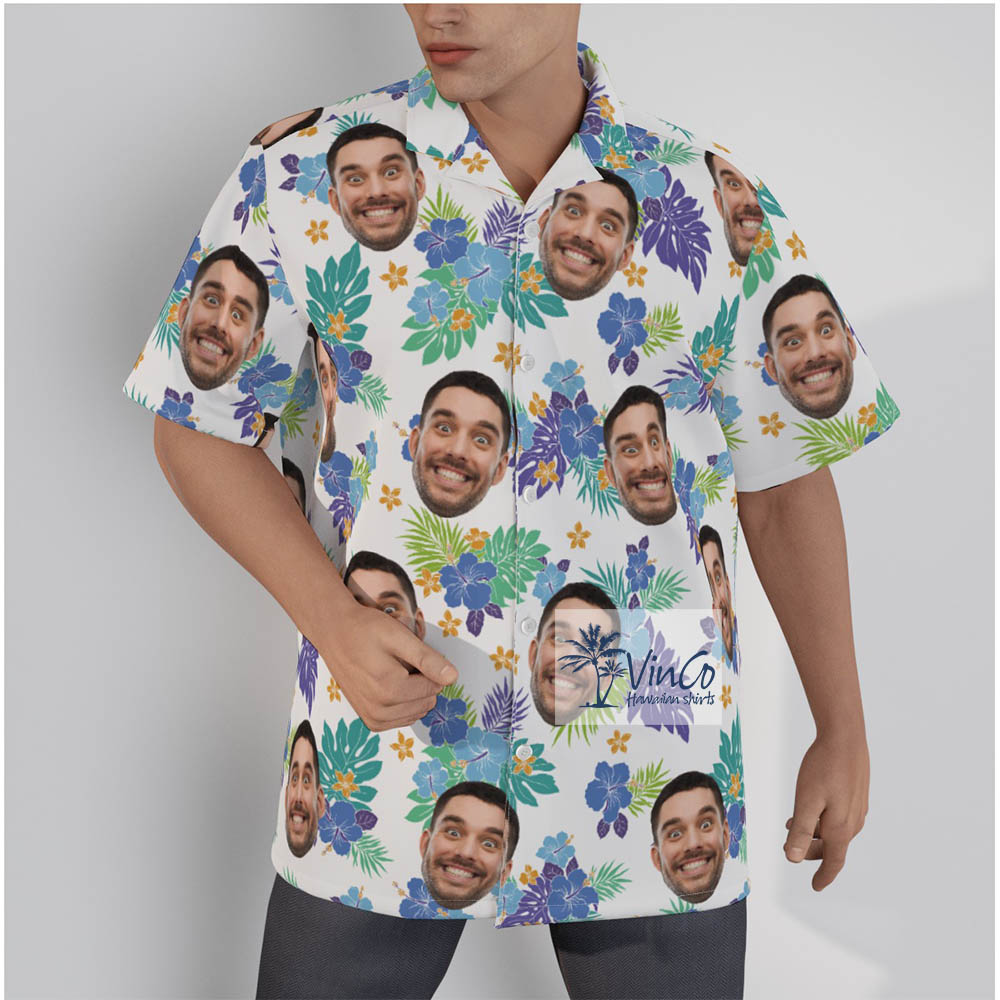 Custom Multiple Faces Aloha Shirt For Summer - variant image 1