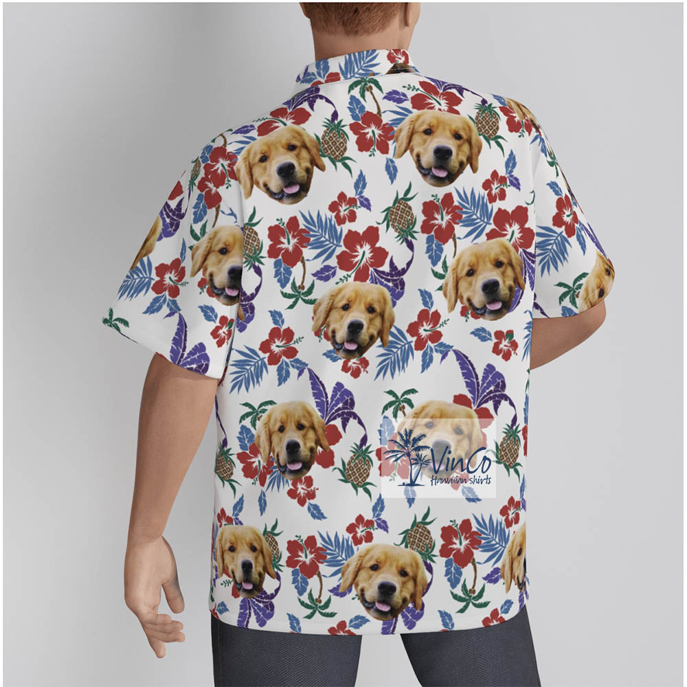 Cool Hawaiian Shirt With Pet Face For Dog Cat Lover