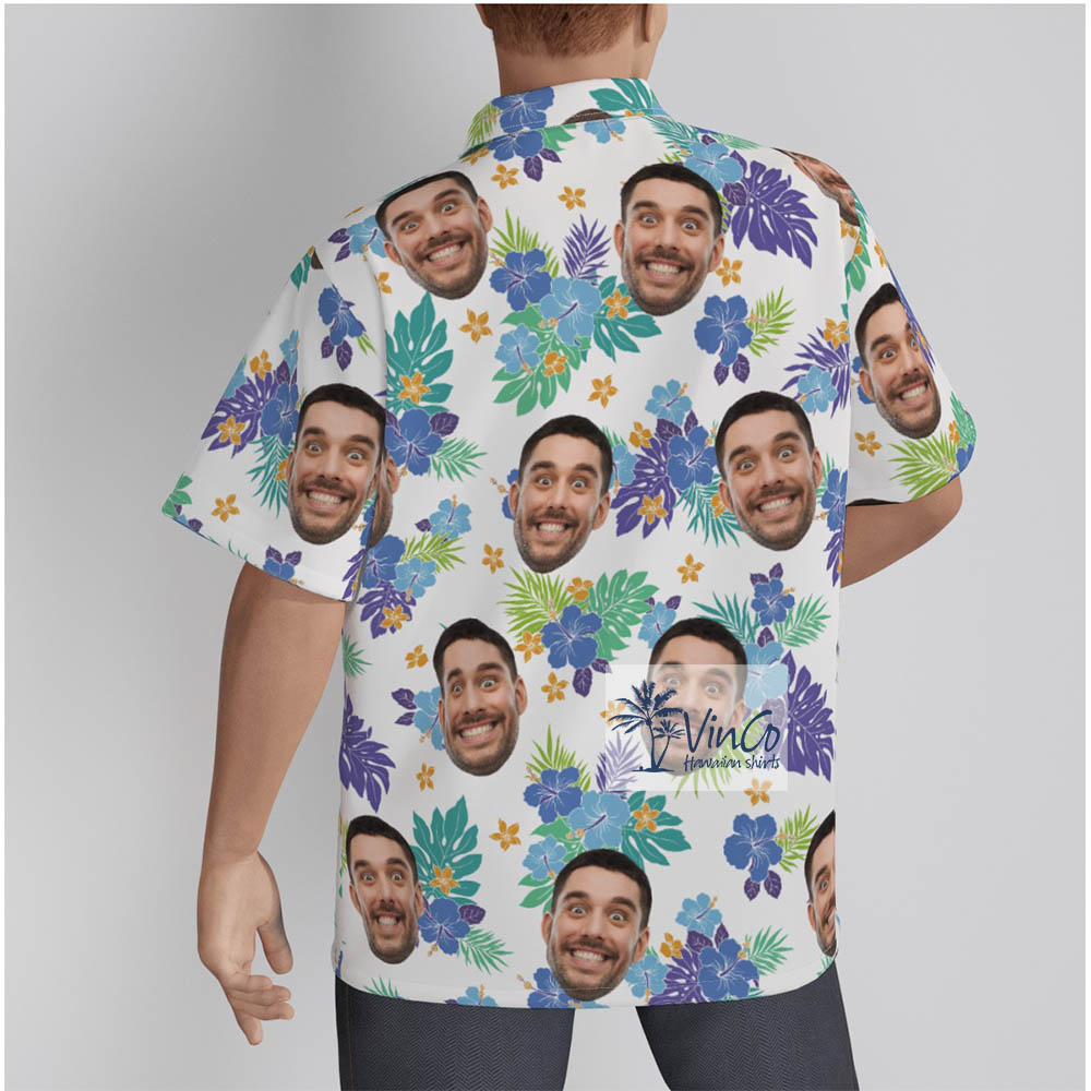 Custom Multiple Faces Aloha Shirt For Summer