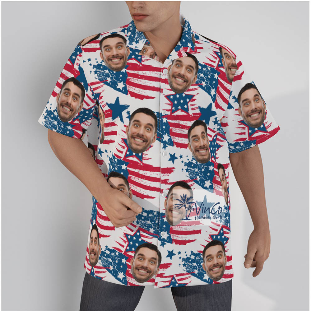 Funny Hawaiian Shirt With Your Face - variant image 1