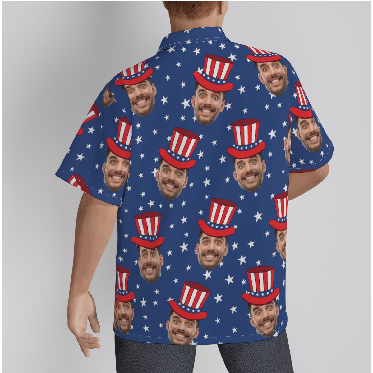 Custom Faces 4th Of July Shirt For Men