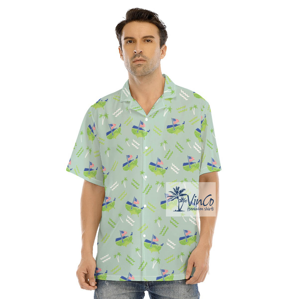 American Golf Tournament Hawaiian Shirt - variant image 1