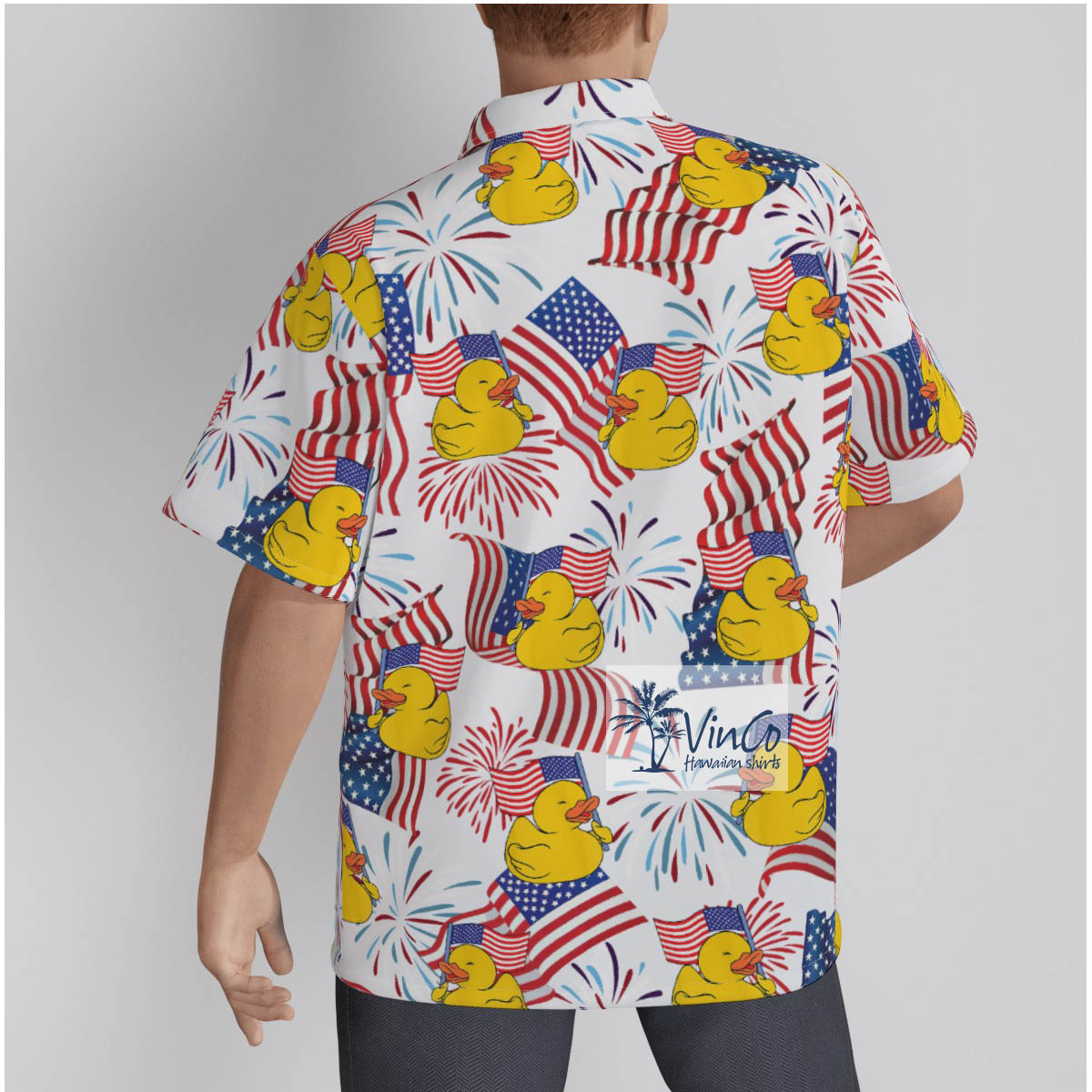 4th Of July Rubber Ducks Hawaiian Shirt For Celebrations