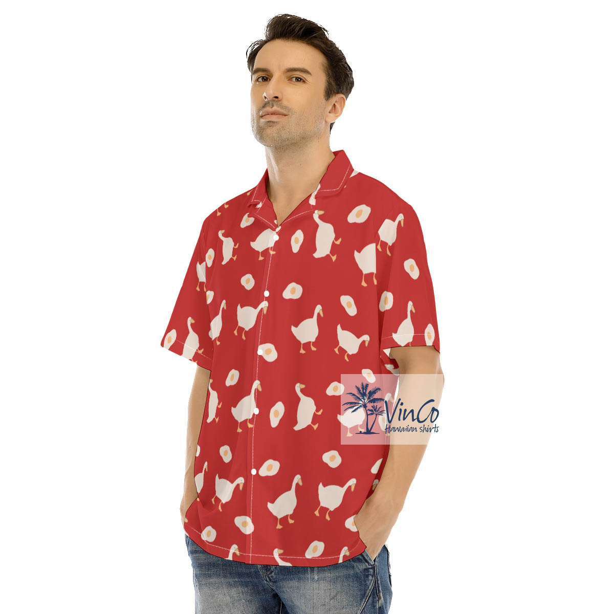 Red Goose Aloha Hawaiian Shirt