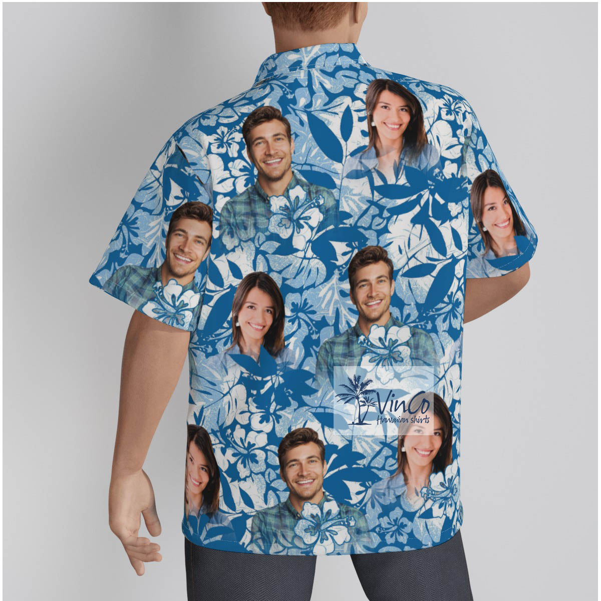 Personalized Hawaiian Shirts With Multiple Faces