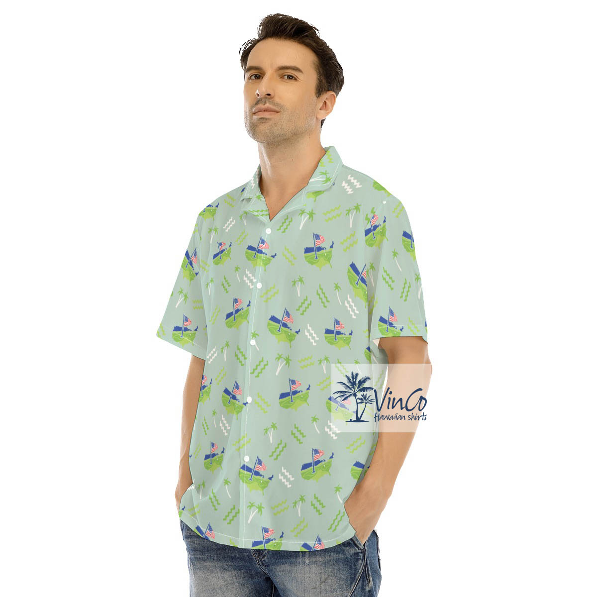 American Golf Tournament Hawaiian Shirt