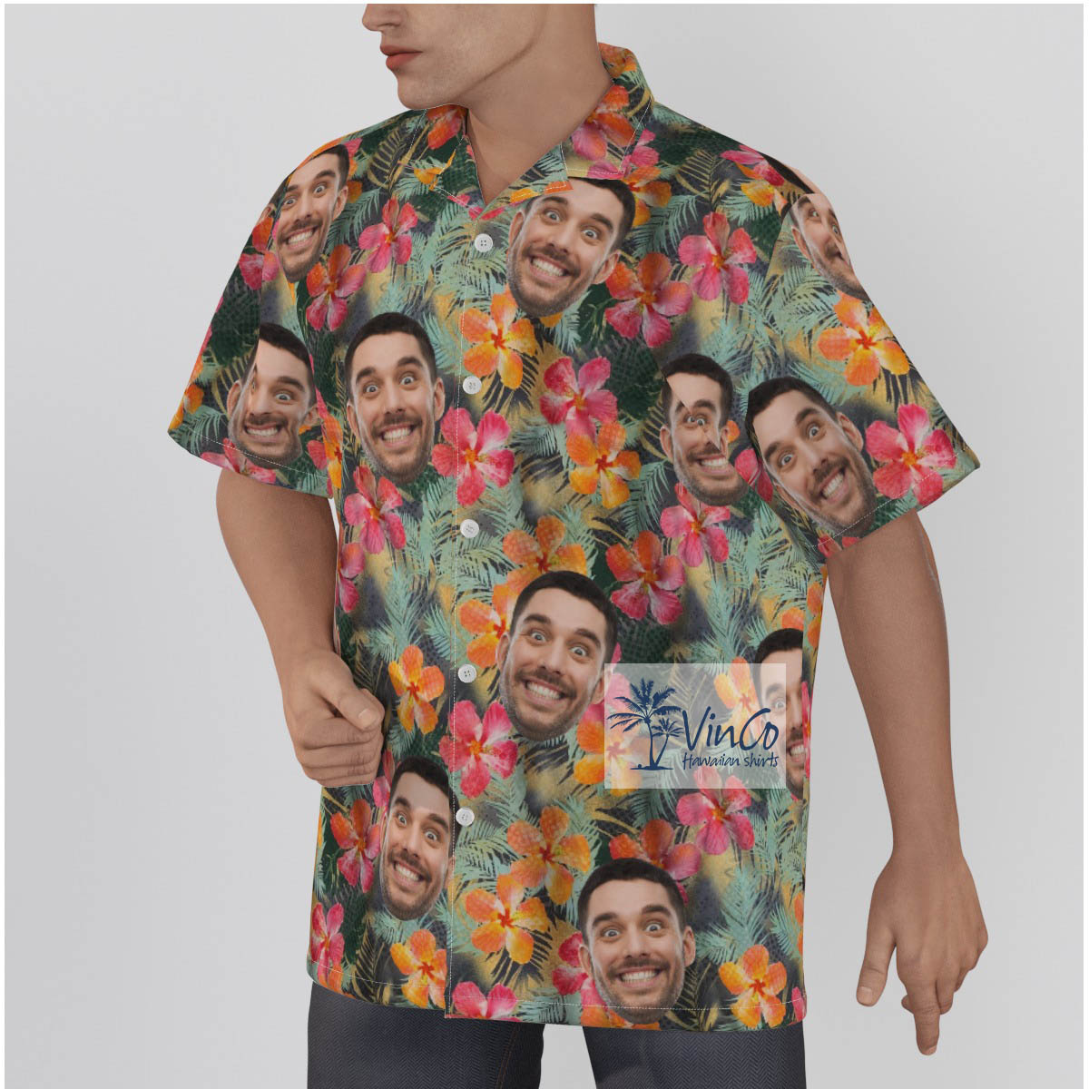 Funny Face Hawaiian Shirt Personalized Gifts