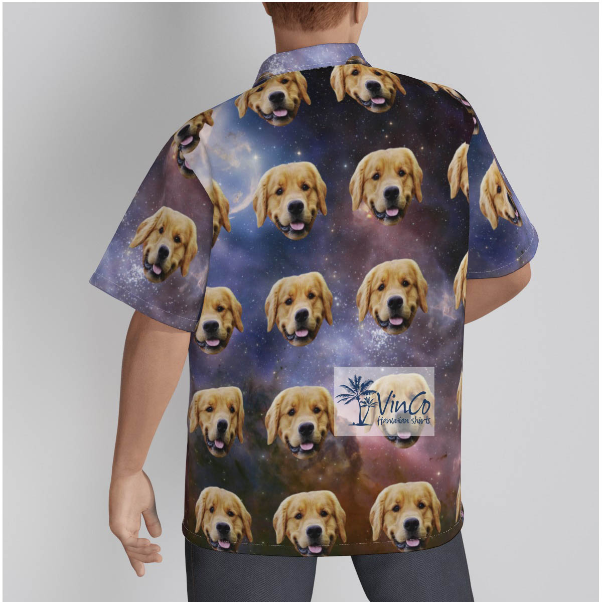 Funny Personalized Custom Hawaiian Shirt With Dog Face