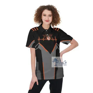 Women's Bowling Shirt With Custom Name And Team Name