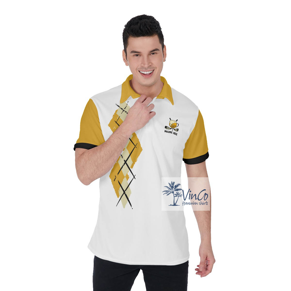 Funny Golf Friends's Fault Beer Golf Shirt With Custom Name - variant image 1