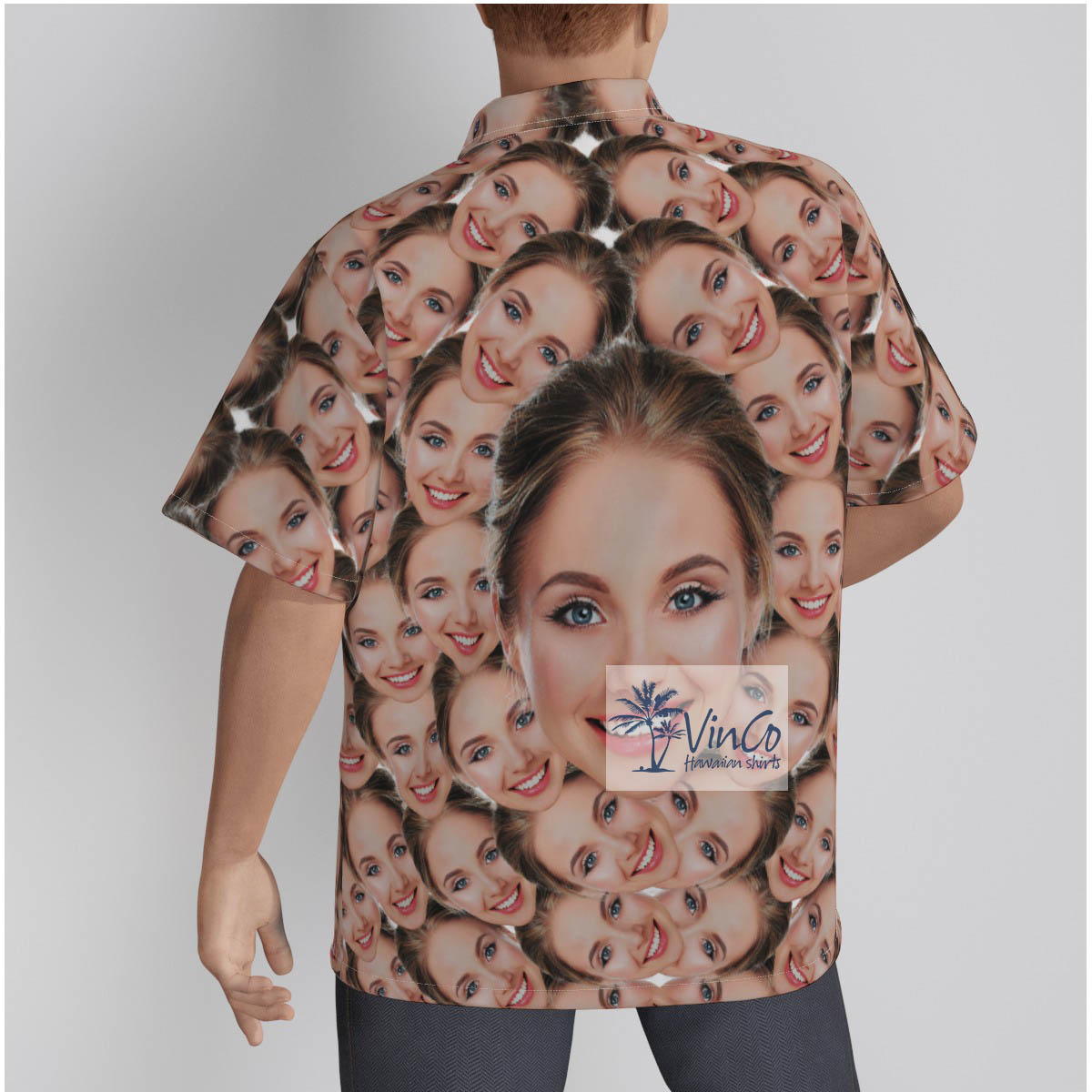 Unique Custom Multiple Faces Hawaiian Shirt