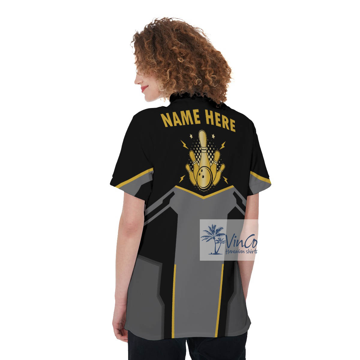 Women's Bowling Shirt With Custom Name