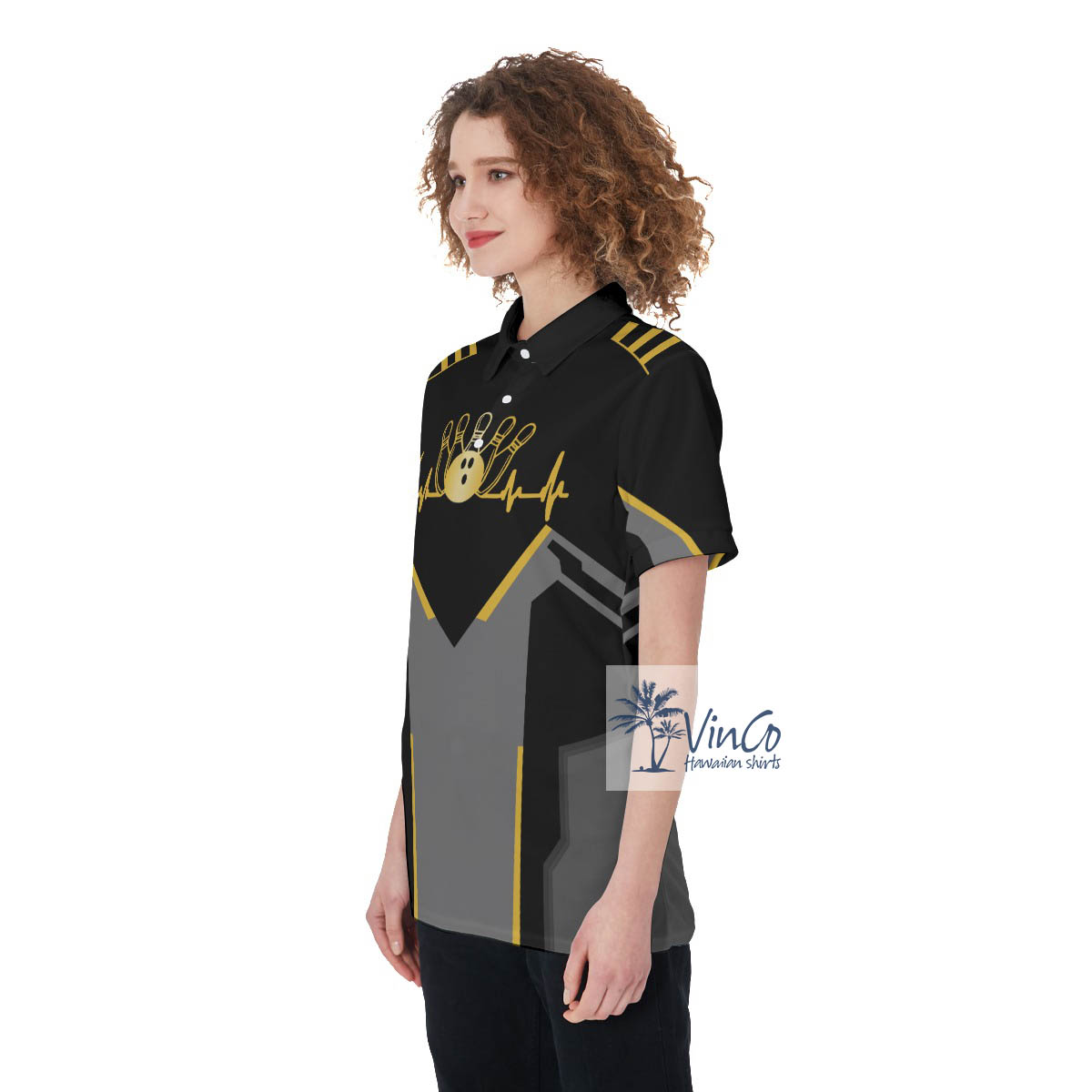 Women's Bowling Shirt With Custom Name