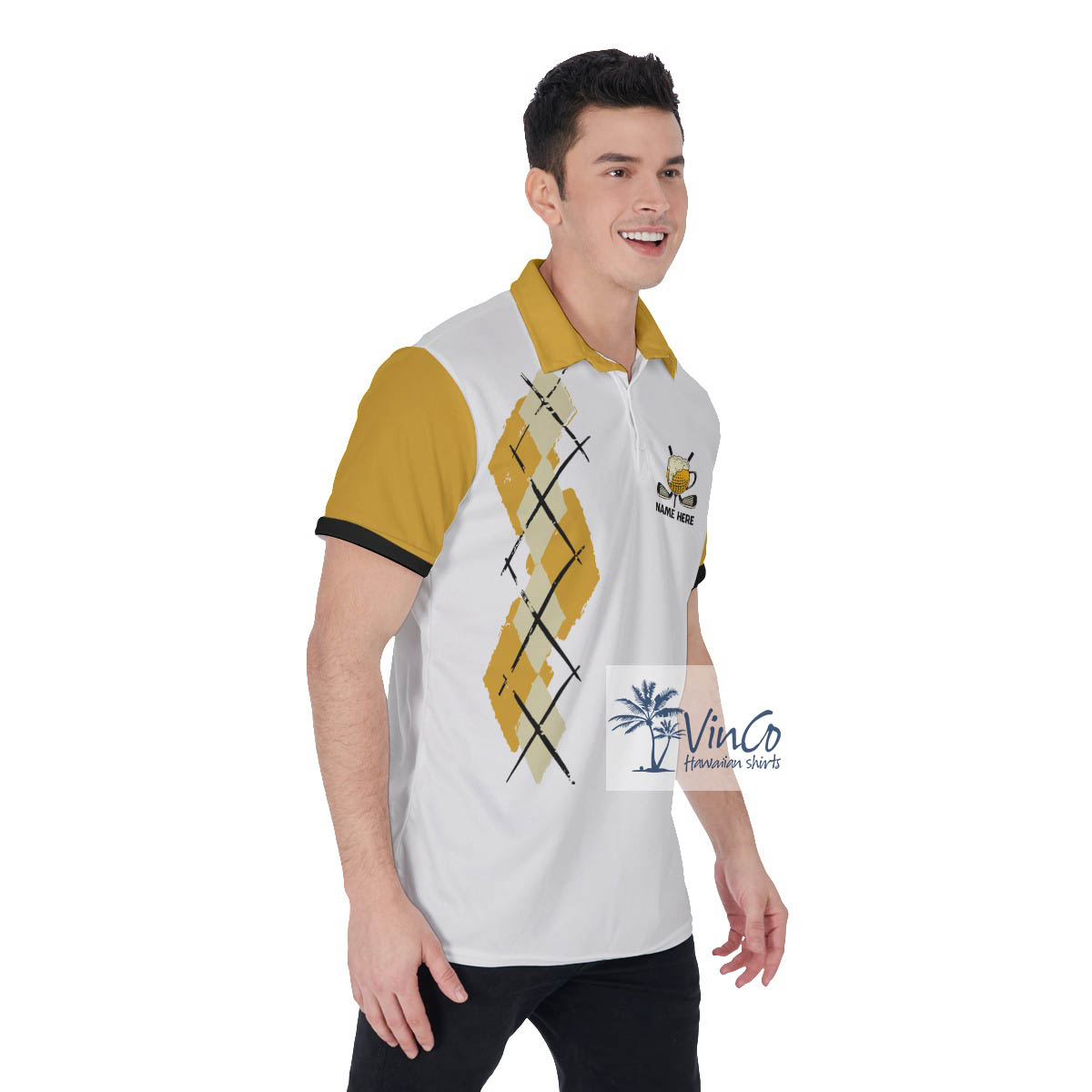 Funny Golf Friends's Fault Beer Golf Shirt With Custom Name