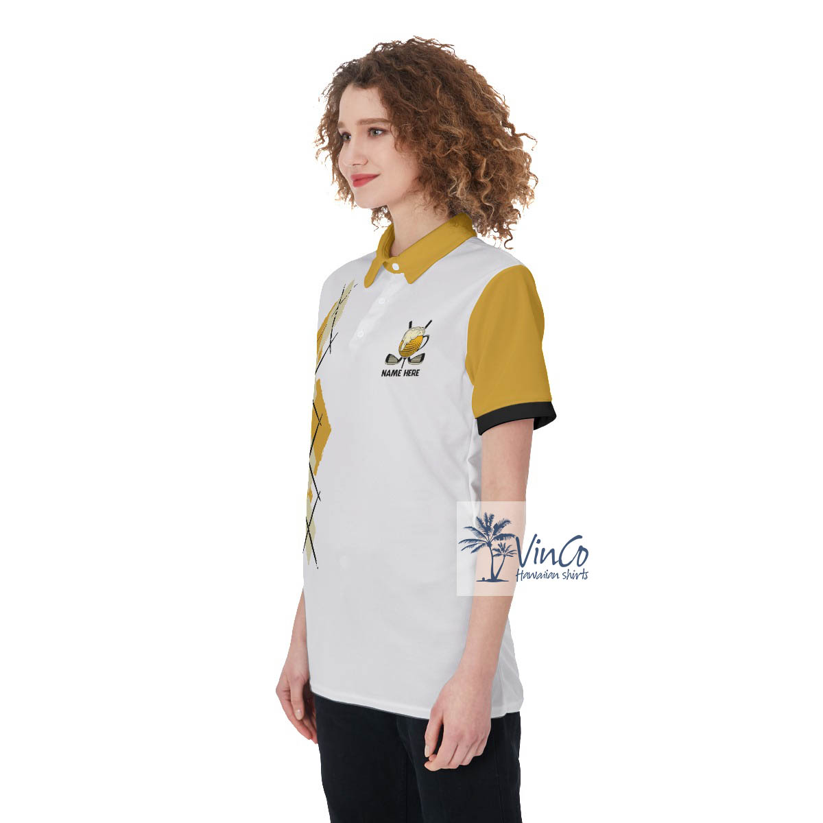 Custom Name Funny Golf Friends's Fault Women's Beer Golf Shirt