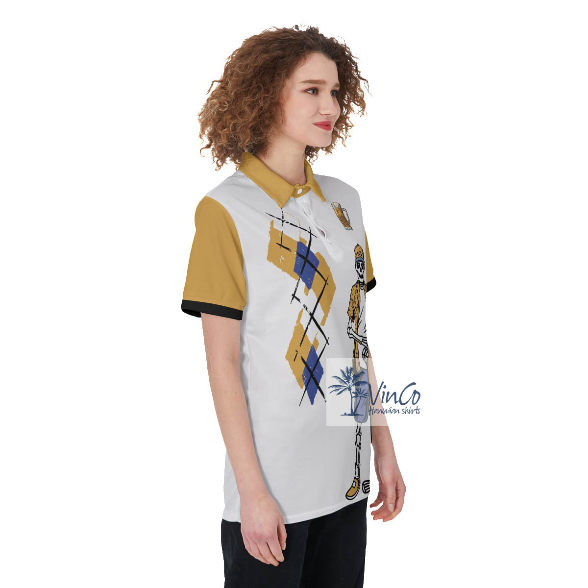 Funny Women's Beer Golf Shirt