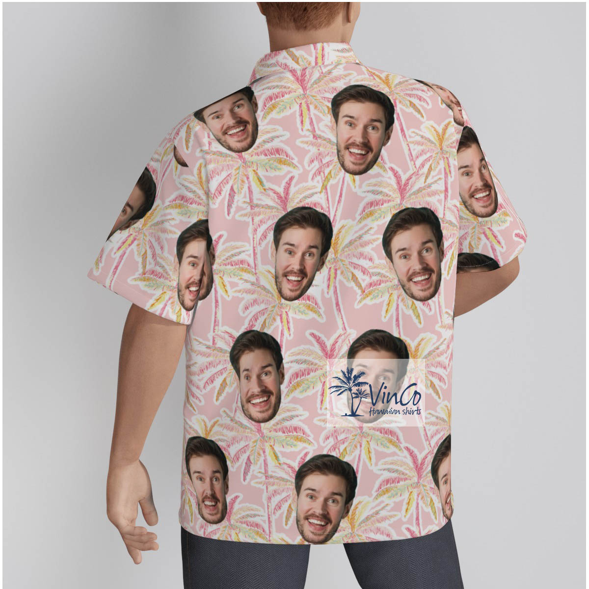 Personalized Face Aloha Shirt For Men
