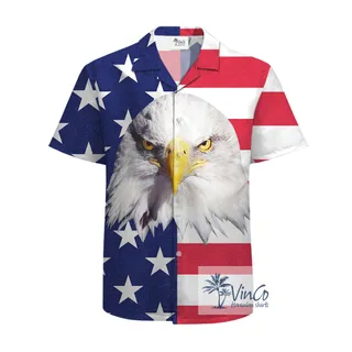 American Eagle Cotton Hawaiian Shirt For Men