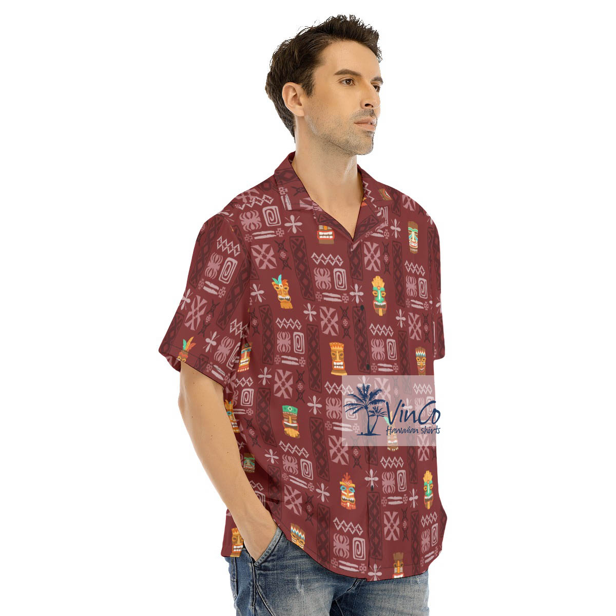Vintage Tiki Men's Hawaiian Shirt