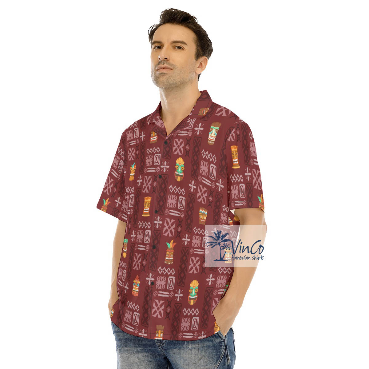 Vintage Tiki Men's Hawaiian Shirt