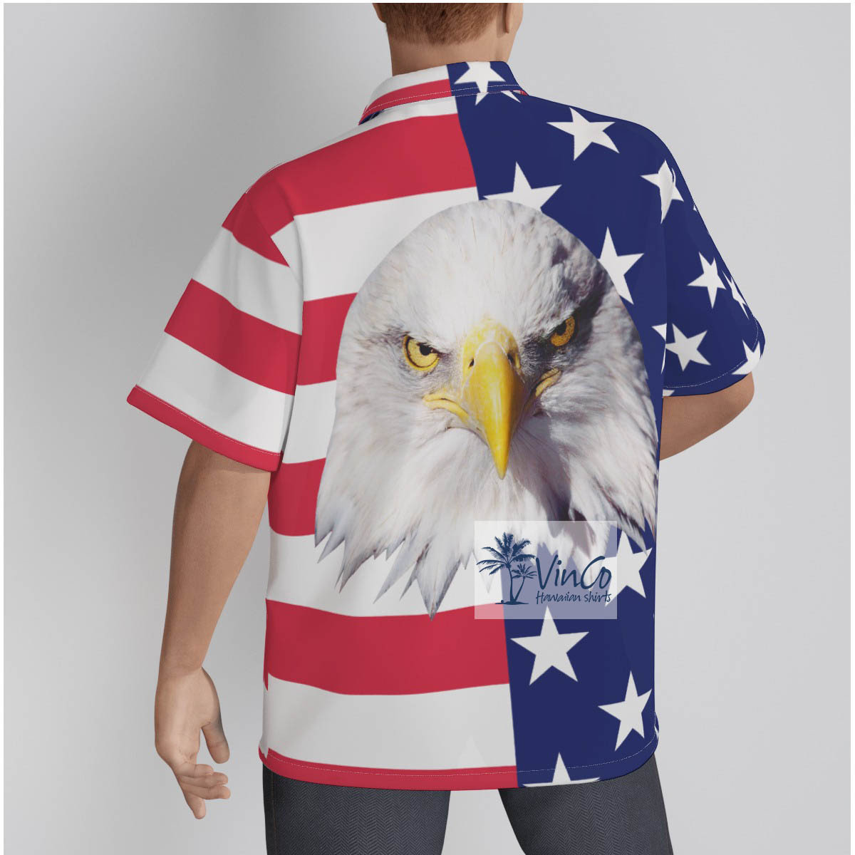 American Eagle Cotton Hawaiian Shirt For Men