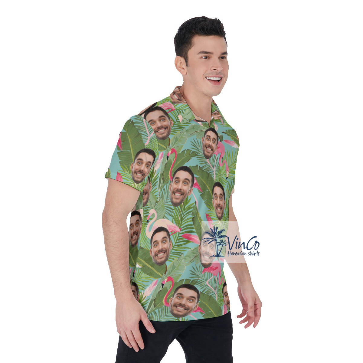 Tropical Custom Hawaiian Polo Golf Shirt For Men
